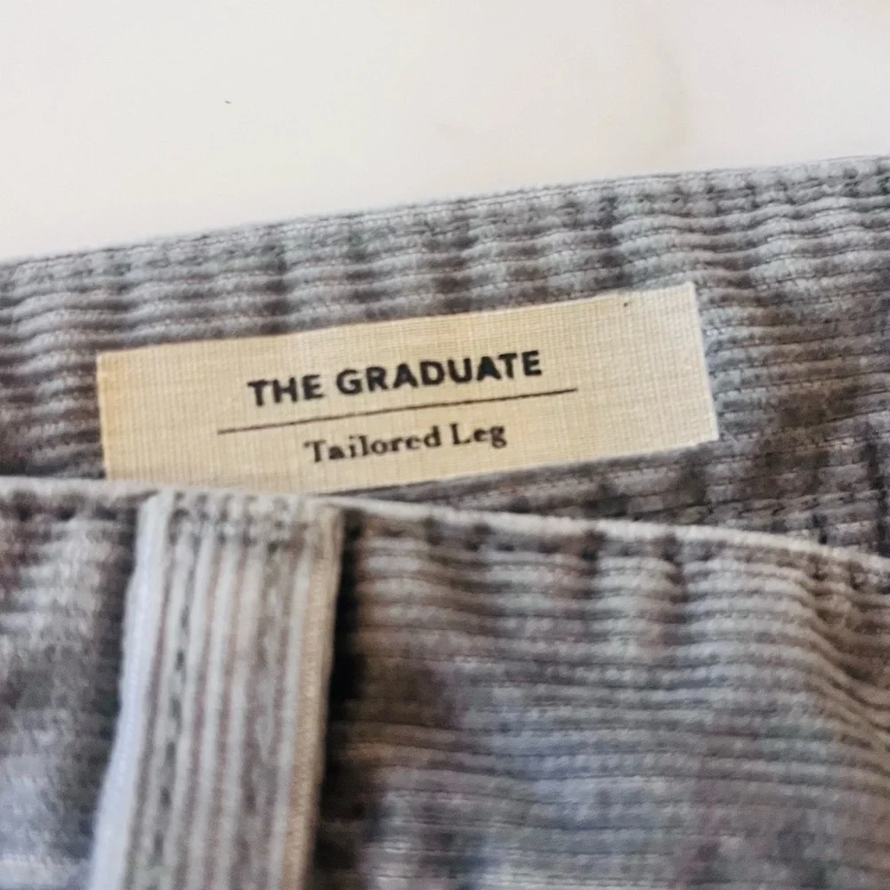 Men’s AG Adriano Goldschmied Gray Corduroy Pants 32x34 - Picture 3 of 4